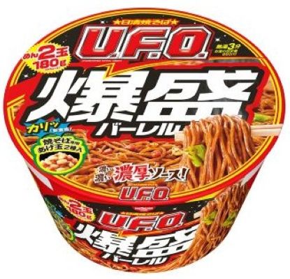 日清焼そばU.F.O.　爆盛バーレル